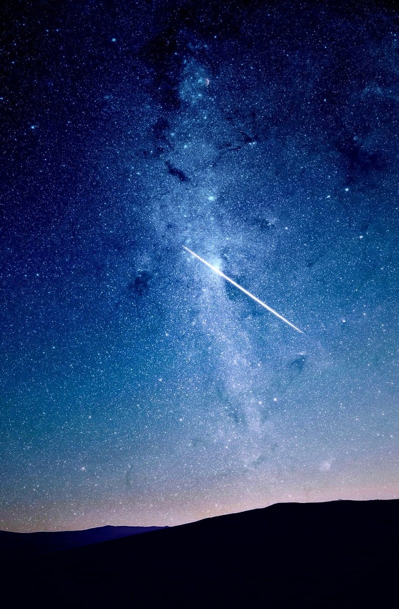Starry Night Sky Keychain